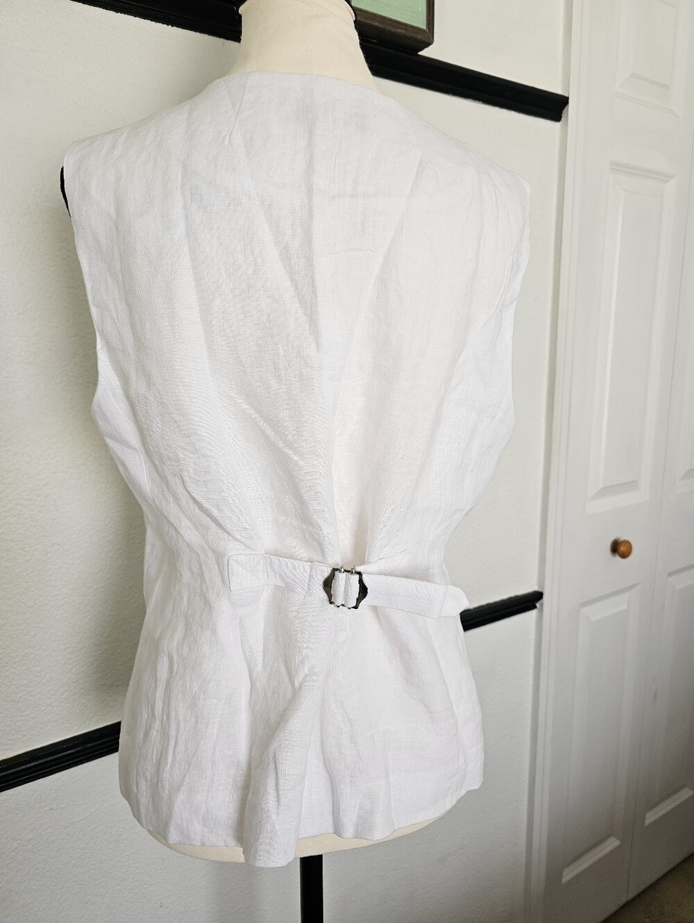 J.Crew Cutaway Vest Top In Linen - Picture 4 of 7